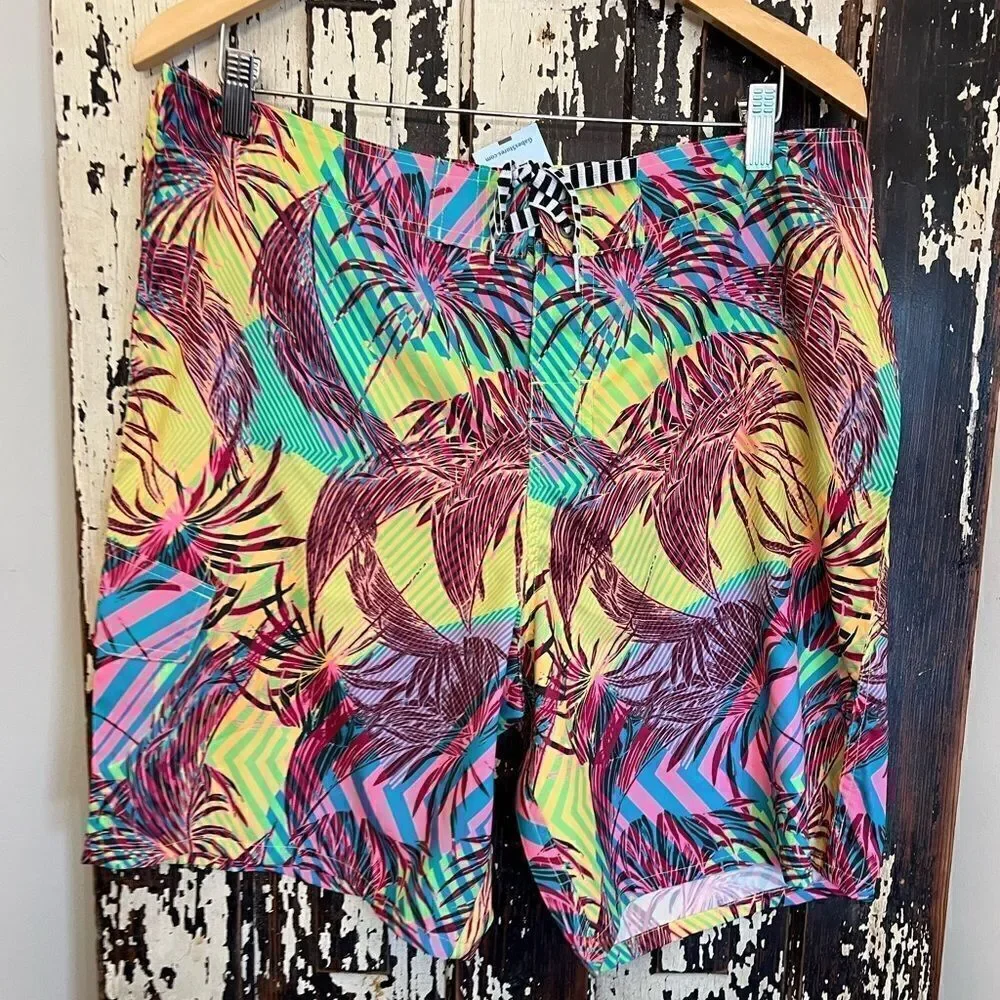 Dolfin Uglies board shorts. Men’s XL. Colorful. Beach swim. Trunks. Resort.